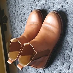Size 9 Camel Brown Chelsea Boots Samuel Hubbard